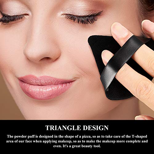 12 Pieces Powder Puff Face Triangle Makeup Puff for Loose Powder Soft Body Co...