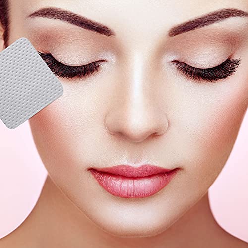 1200 Pieces Eyelash Glue Wipes Non-woven Fabric Wipe Pads Lash Glue Remover C...