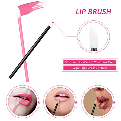 260 Pieces Disposable Makeup Tools Kit, Includes Eyeliner Brushes Mascara Wan...