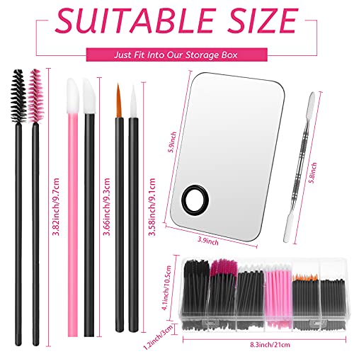 260 Pieces Disposable Makeup Tools Kit, Includes Eyeliner Brushes Mascara Wan...