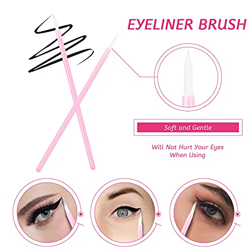263 Pieces Makeup Applicators Tools Kit, Include 50 Disposable Eyeliner Brush...