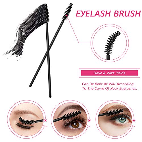 263 Pieces Makeup Applicators Tools Kit, Includes 50 Disposable Eyeliner Brus...