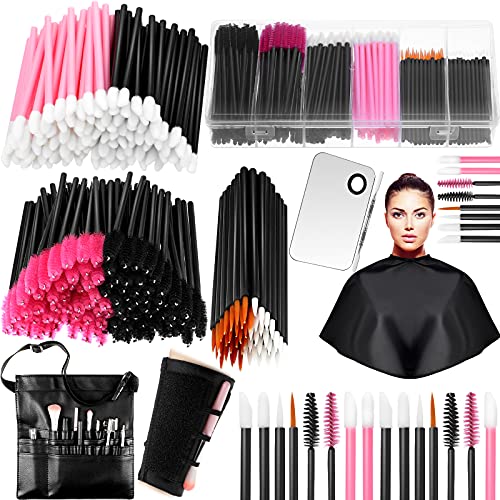 268 Pieces Disposable Makeup Tools Kit, Includes Eyeliner Brushes Makeup Shor...