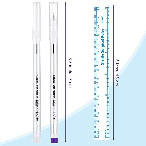 4 Pieces Skin Marker Pen Eyebrow Tattoo Marker Pen Tools Microblading Accesso...