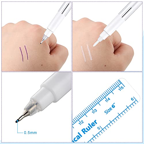 4 Pieces Skin Marker Pen Eyebrow Tattoo Marker Pen Tools Microblading Accesso...