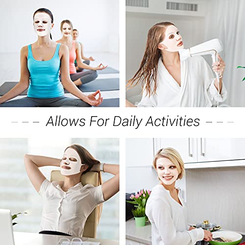 5 Pieces Reusable Silicone Facial Mask Facial Mask Cover Silicone Skin Mask R...