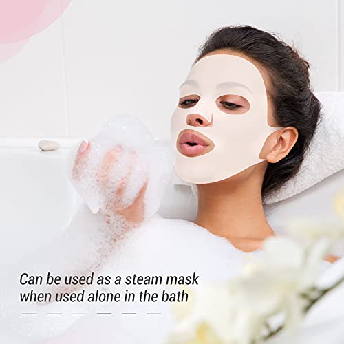 5 Pieces Reusable Silicone Facial Mask Facial Mask Cover Silicone Skin Mask R...