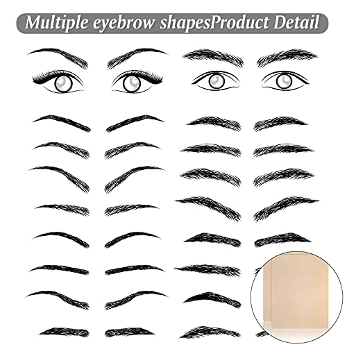6 Pieces Eyebrow Tattoo Skin Latex Microblading Practice Tattoo Skin Practice...