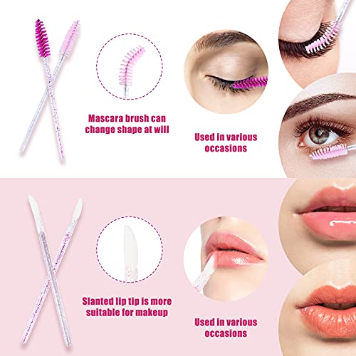 618 Pieces Crystal makeup tool kit, including eyeliner brush mascara stick, l...