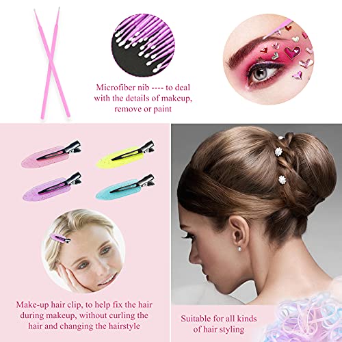 618 Pieces Crystal makeup tool kit, including eyeliner brush mascara stick, l...