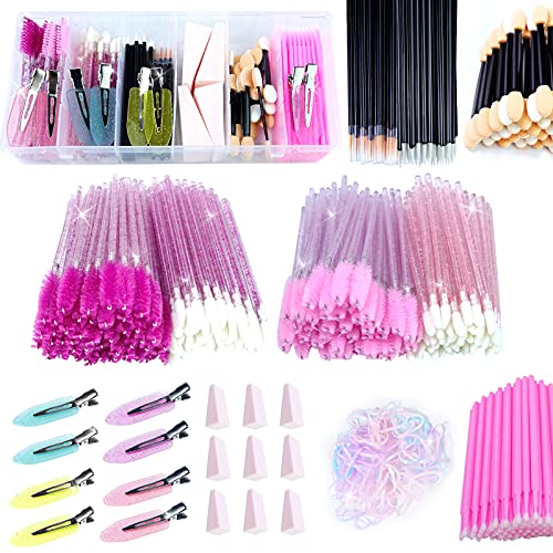 618 Pieces Crystal makeup tool kit, including eyeliner brush mascara stick, l...