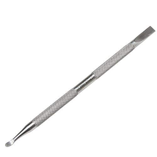 Majestic Bombay - Professional Stainless Steel Cuticle Pusher and Nail Cleane...