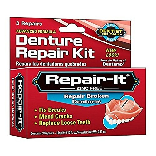 D.O.C. Repair-It Advanced Formula Denture Repair Kit 3 ea (Pack of 8)