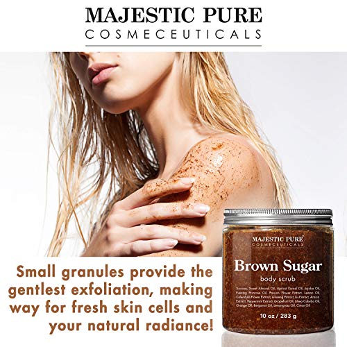 Brown Sugar Body Scrub for Cellulite and Exfoliation - Natural Body Scrub - R...