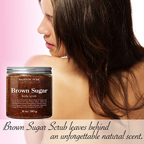 Brown Sugar Body Scrub for Cellulite and Exfoliation - Natural Body Scrub - R...