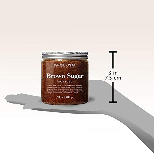 Brown Sugar Body Scrub for Cellulite and Exfoliation - Natural Body Scrub - R...