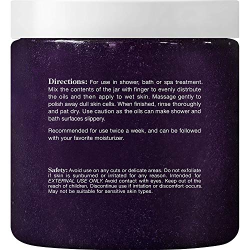 Lavender Oil Body Scrub Exfoliator with Shea Butter and Grapefruit Oil by Maj...