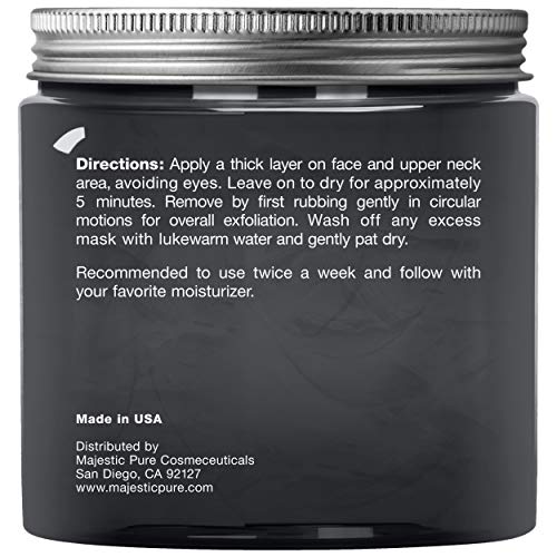 Majestic Pure Dead Sea Mud Mask for Face and Body - Natural Skin Care for Wom...