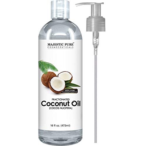 MAJESTIC PURE Fractionated Coconut Oil - Relaxing Massage Oil, Liquid Carrier...