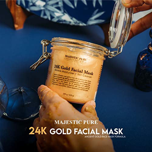 Majestic Pure Gold Facial Mask, Help Reduces the Appearances of Fine Lines an...