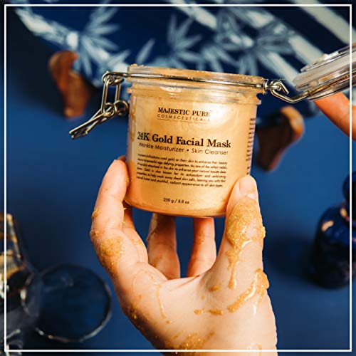 Majestic Pure Gold Facial Mask, Help Reduces the Appearances of Fine Lines an...
