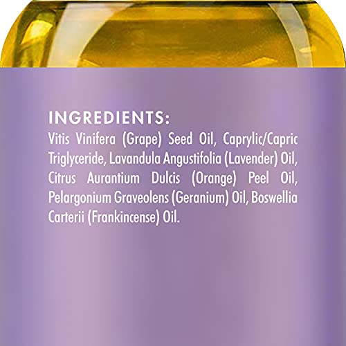 MAJESTIC PURE Lavender Massage Oil for Men and Women - Great for Calming, Soo...