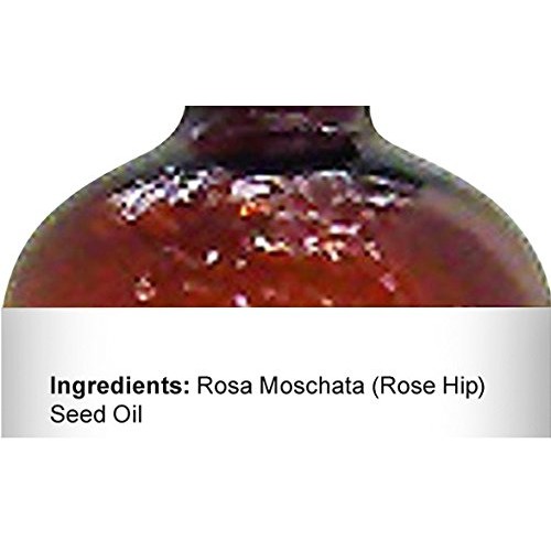 MAJESTIC PURE Rosehip Oil for Face, Nails, Hair and Skin, Pure & Natural, Col...