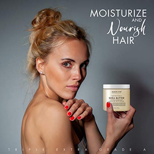 Majestic Pure Shea Butter - Raw Unrefined Premium Grade - Moisturizer for Dry...