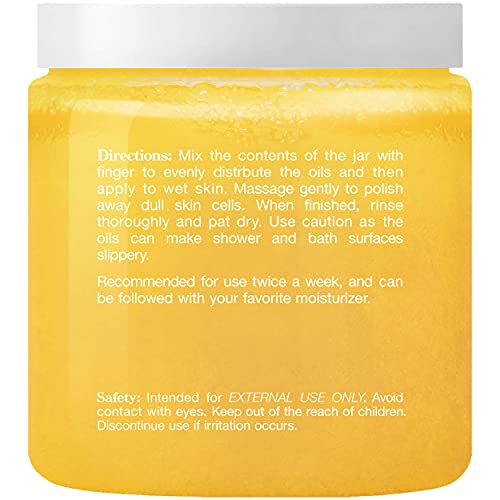 Majestic Pure Sweet Orange Body Scrub - Exfoliates, Moisturizes, and Nourishe...