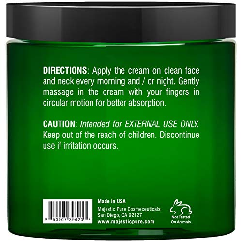 Tea Tree Oil Face Cream by Majestic Pure - Therapeutic Grade, Acne Scar Remov...