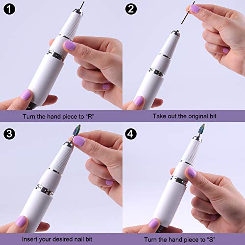 MAKARTT 30000RPM Electric Handpiece for Up200 Nail Drill Machine Professional...