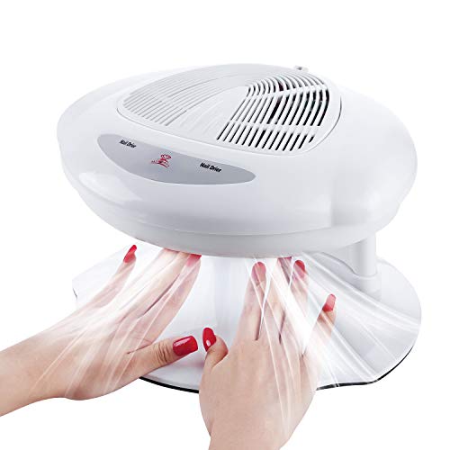 Makartt Air Nail Dryer for Both Hands and Feet 400W Air Nail Fan Blow Dryer f...