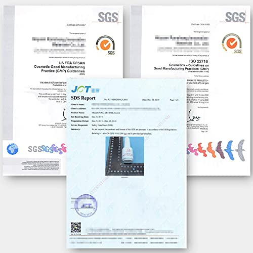 Makartt Nail Foil Nail Art Foil Glue Gel for Foil Stickers Nail Transfer Tips...