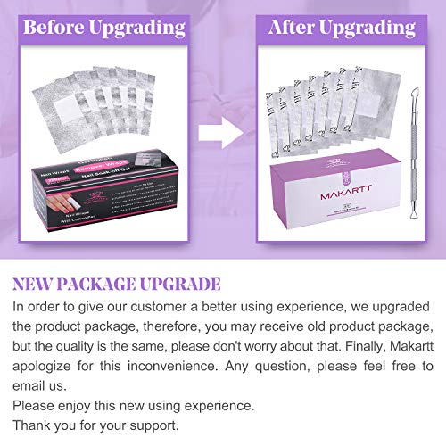 Makartt Nail Polish Nail Gel Remover Soak Off Gel Nail Polish Remover Foil Wr...