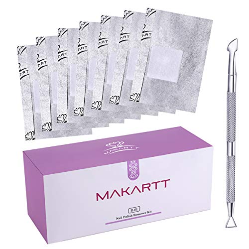 Makartt Nail Polish Nail Gel Remover Soak Off Gel Nail Polish Remover Foil Wr...
