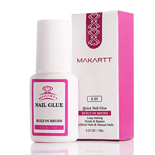 Makartt Super Strong Nail Glue for Acrylic Nail Tips Nail Bond Brush On Nail ...