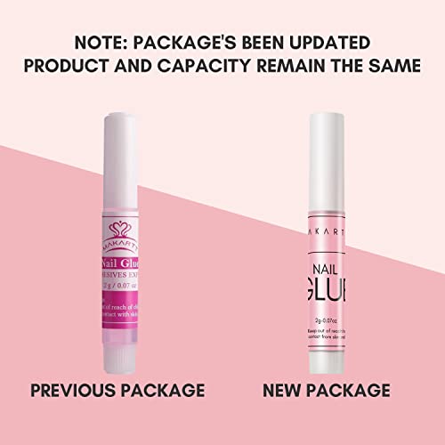 Makartt Super Strong Nail Glue for Acrylic Nails Press On Nails Professional ...