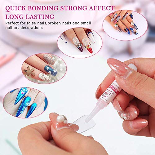 Makartt Super Strong Nail Glue for Acrylic Nails Press On Nails Professional ...