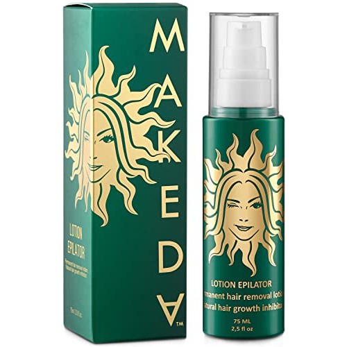 MAKEDA Organic Stop Hair Growth Inhibitor for Body and Face - Permanent Hair ...