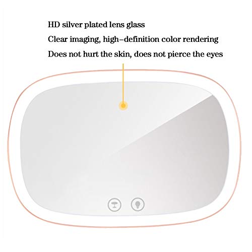 Makeup mirror 26 LED, 10X Magnifying Glass Face (Back) 360° Rotating Portable...