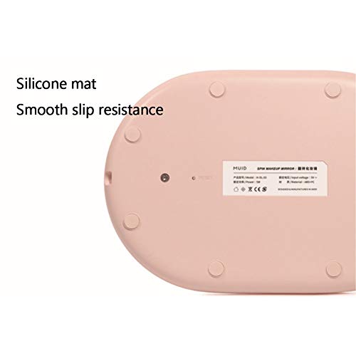 Makeup mirror Double-Sided 360-Degree Flip LED 3X Magnifying Glass Face USB C...