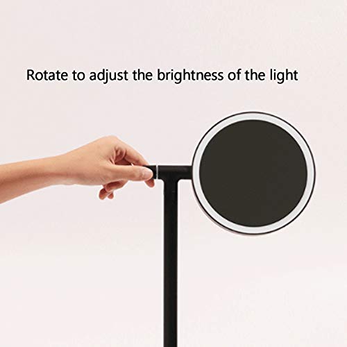 Makeup mirror Double-Sided 360-Degree Flip LED 3X Magnifying Glass Face USB C...