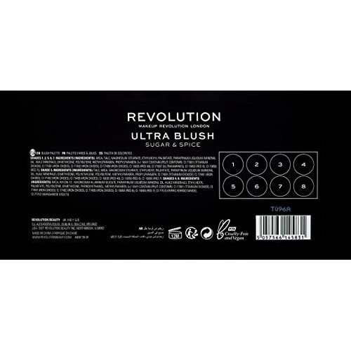 Makeup Revolution Ultra Blush Makeup Palette, Bronzer & Highlighter, Includes...