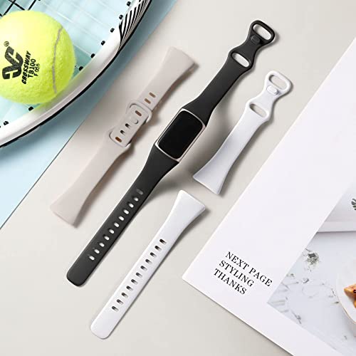 Maledan 3 Pack Bands Compatible with Fitbit Charge 5 Advanced Fitness Tracker...