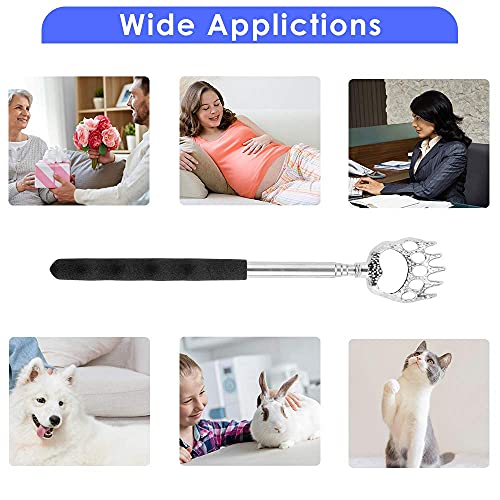 4-Pack Back Scratcher for Women Men Extendable Bear Claw Automatic Telescopin...
