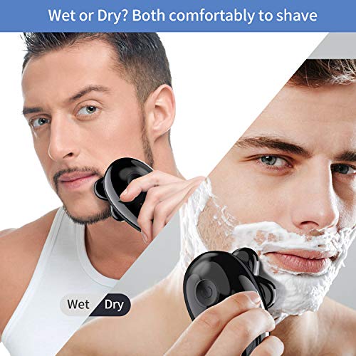 Electric shavers for Men, Cordless Rechargeable Electric Razor Bald Head Shav...
