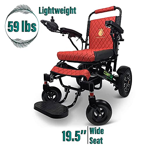 Electric Wheelchair for Adults, Foldable Lightweight All Terrain Wheelchairs,...