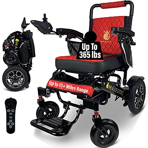 Electric Wheelchair for Adults, Foldable Lightweight All Terrain Wheelchairs,...