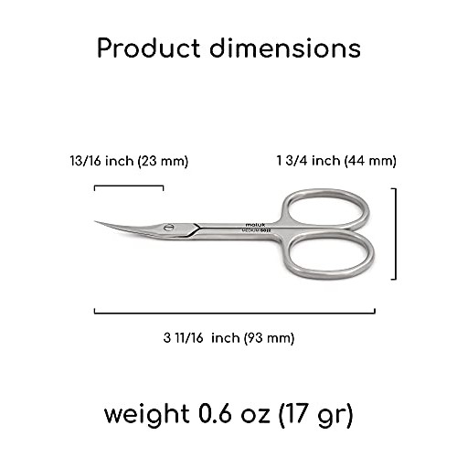 Professional Cuticle Scissors Maluk Medium