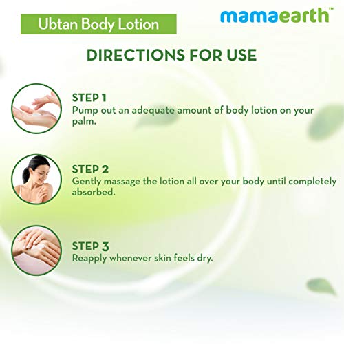 Mamaearth Ubtan Body Lotion with Turmeric & Kokum Butter for Glowing Skin – 4...